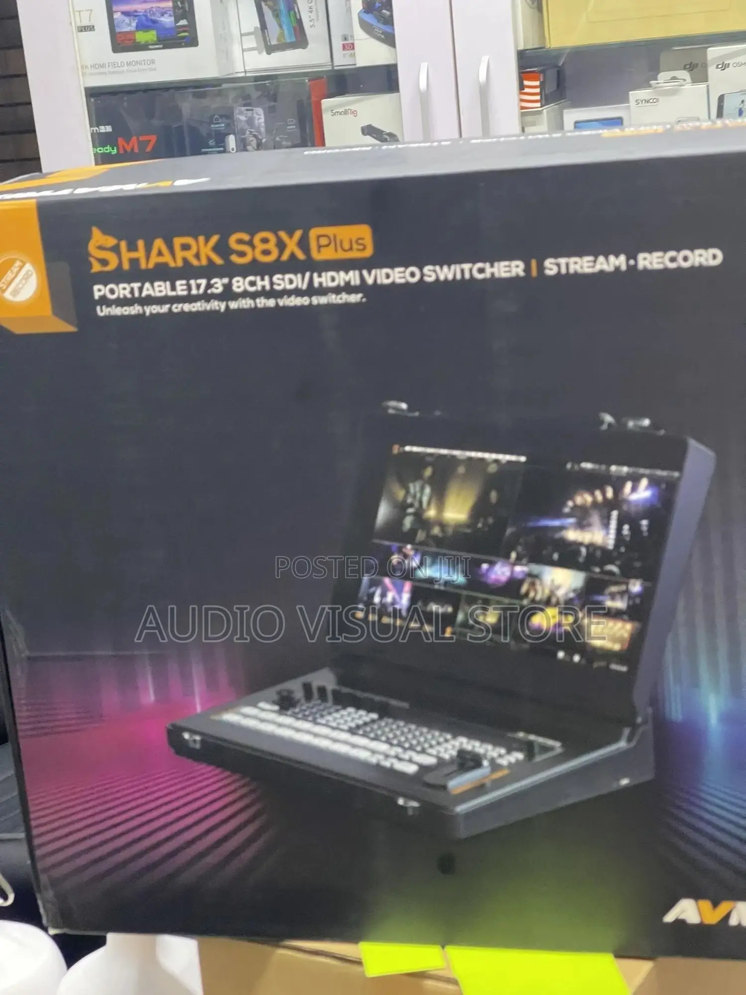 Avmatrix Shark S8x Plus 8-Channel Sdi/Hdmi Video Mixer
