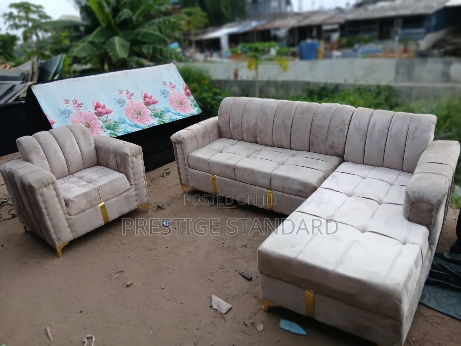A Standard Living Room Chair With Single