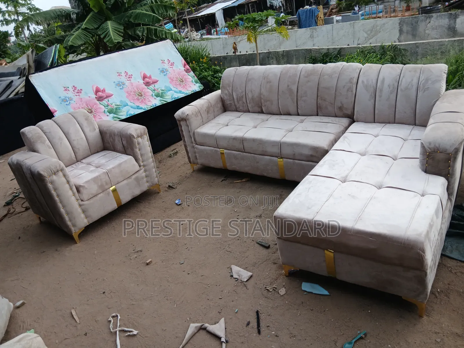 A Standard Living Room Chair With Single