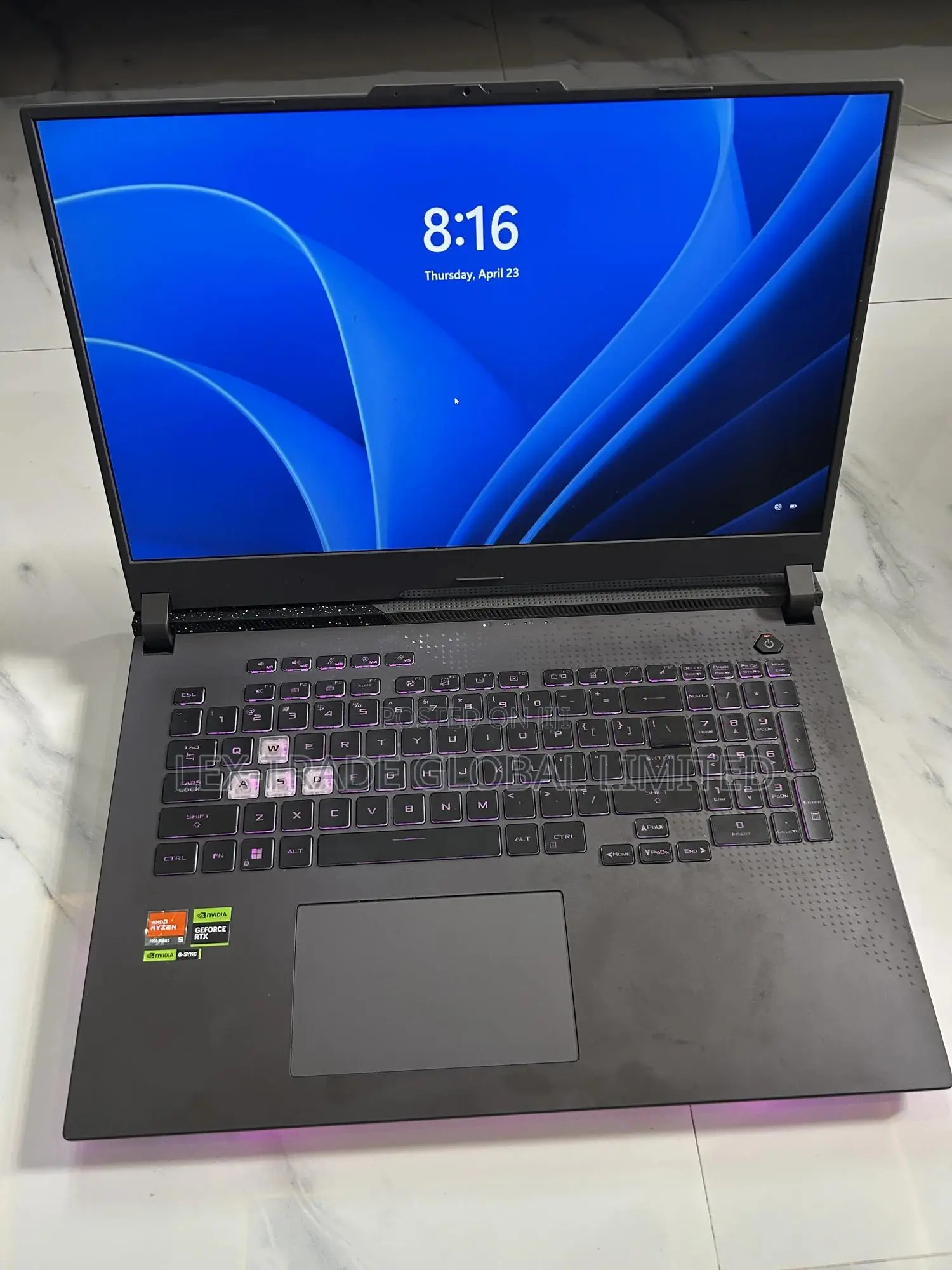 Laptop Asus ROG Strix G731G 16GB AMD Ryzen 9 SSD 1T