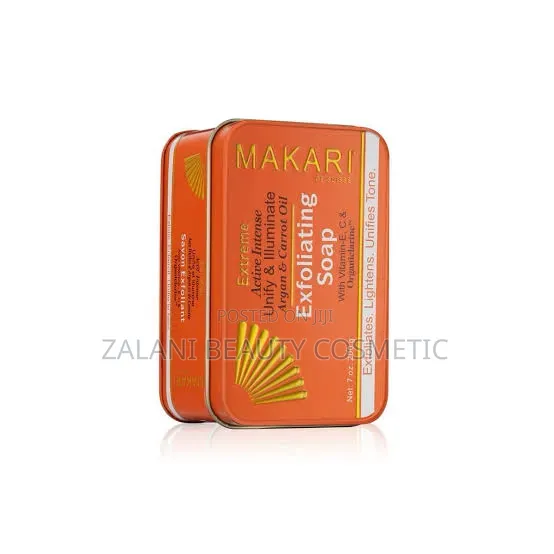 The Makari Extreme Argan Carrot Oil Exfoliating Soap.