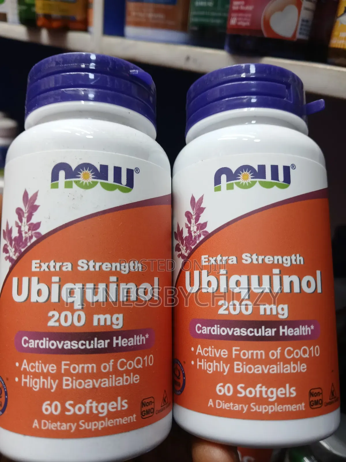 Now Ubiquinol Extra Strength 200mg X 60 Softgels