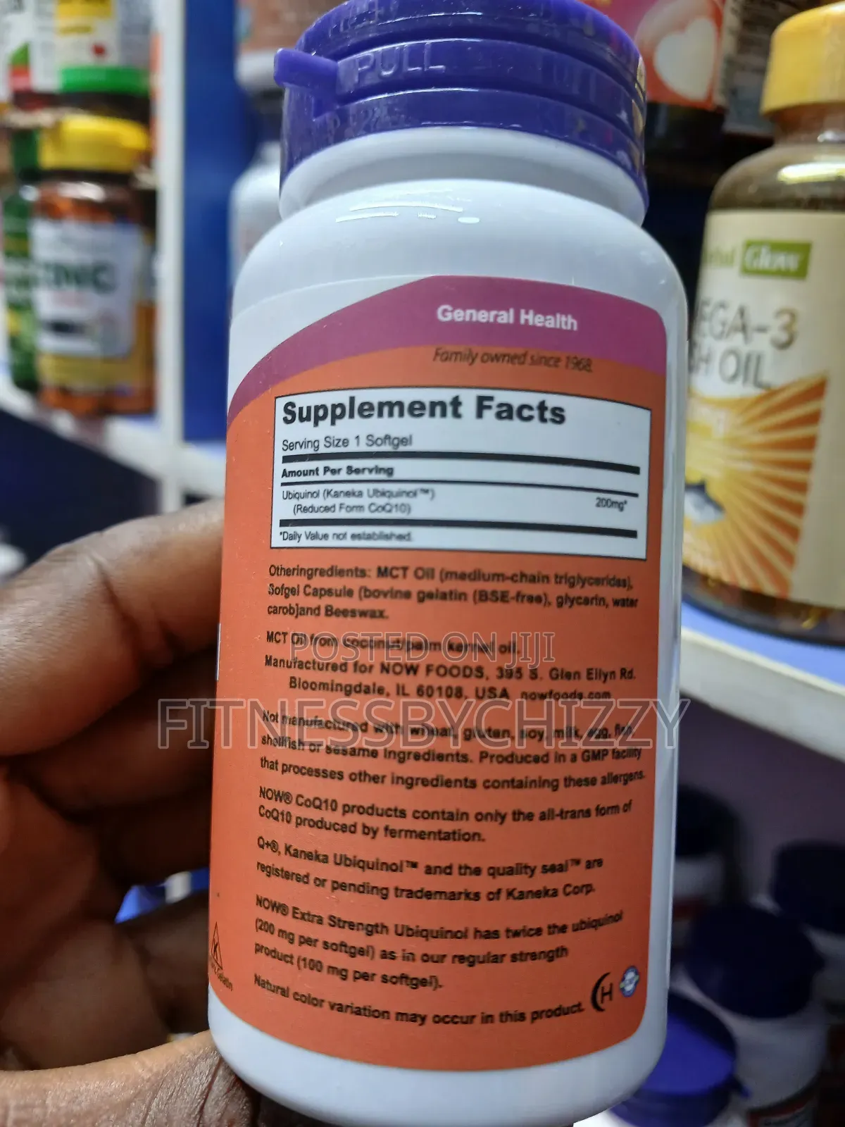 Now Ubiquinol Extra Strength 200mg X 60 Softgels