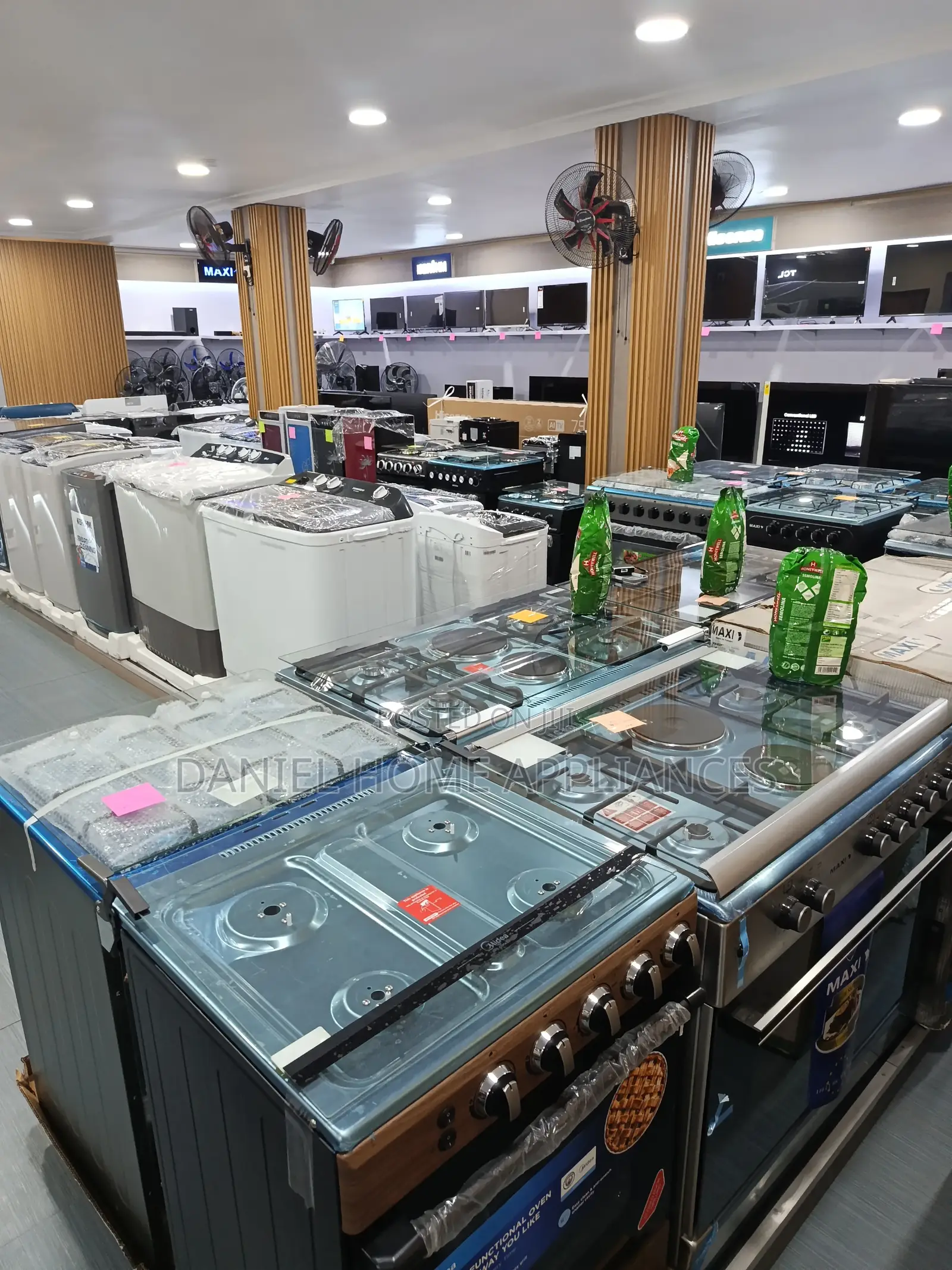 Tamashi Standing Gas Cooker 4 Gas Durable 60x60 With Inbuilt Oven