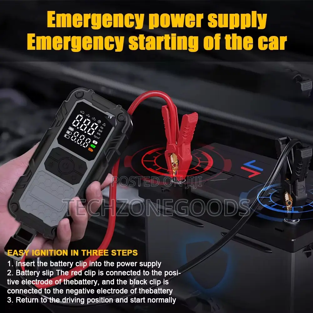 2 in 1 Battery Jumpstarter +Tyre Inflator