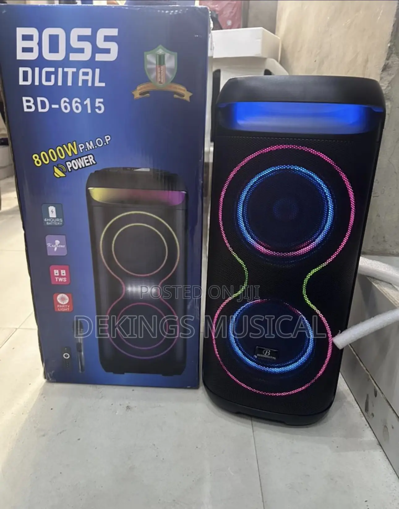 New Boss Digital Bd-6615 Party Box Speaker