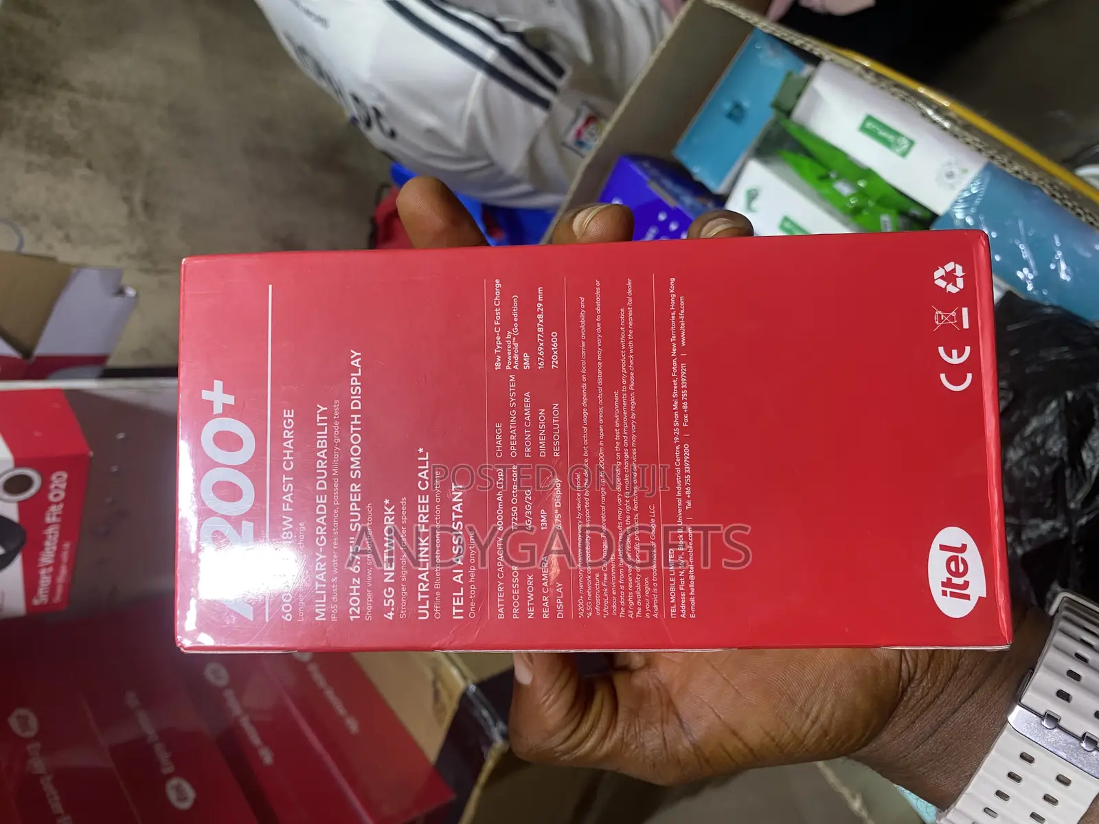 New Itel A100 128 GB White