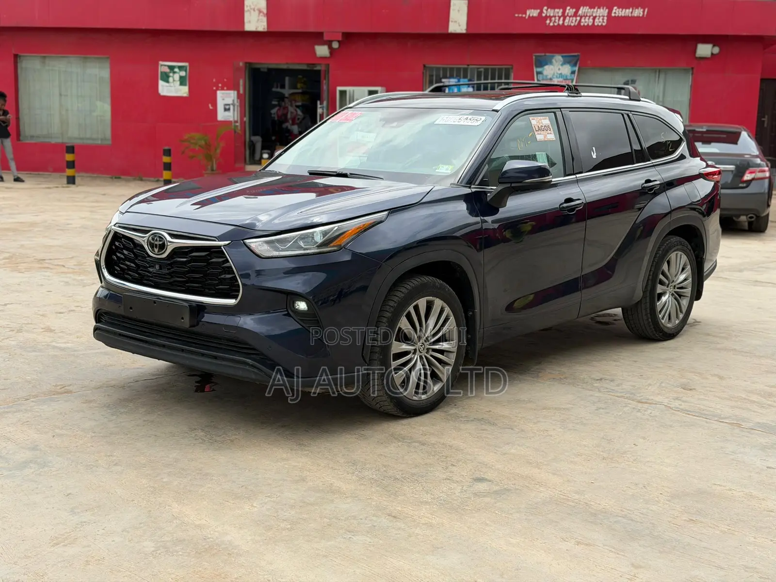 Toyota Highlander Platinum 2021 Blue