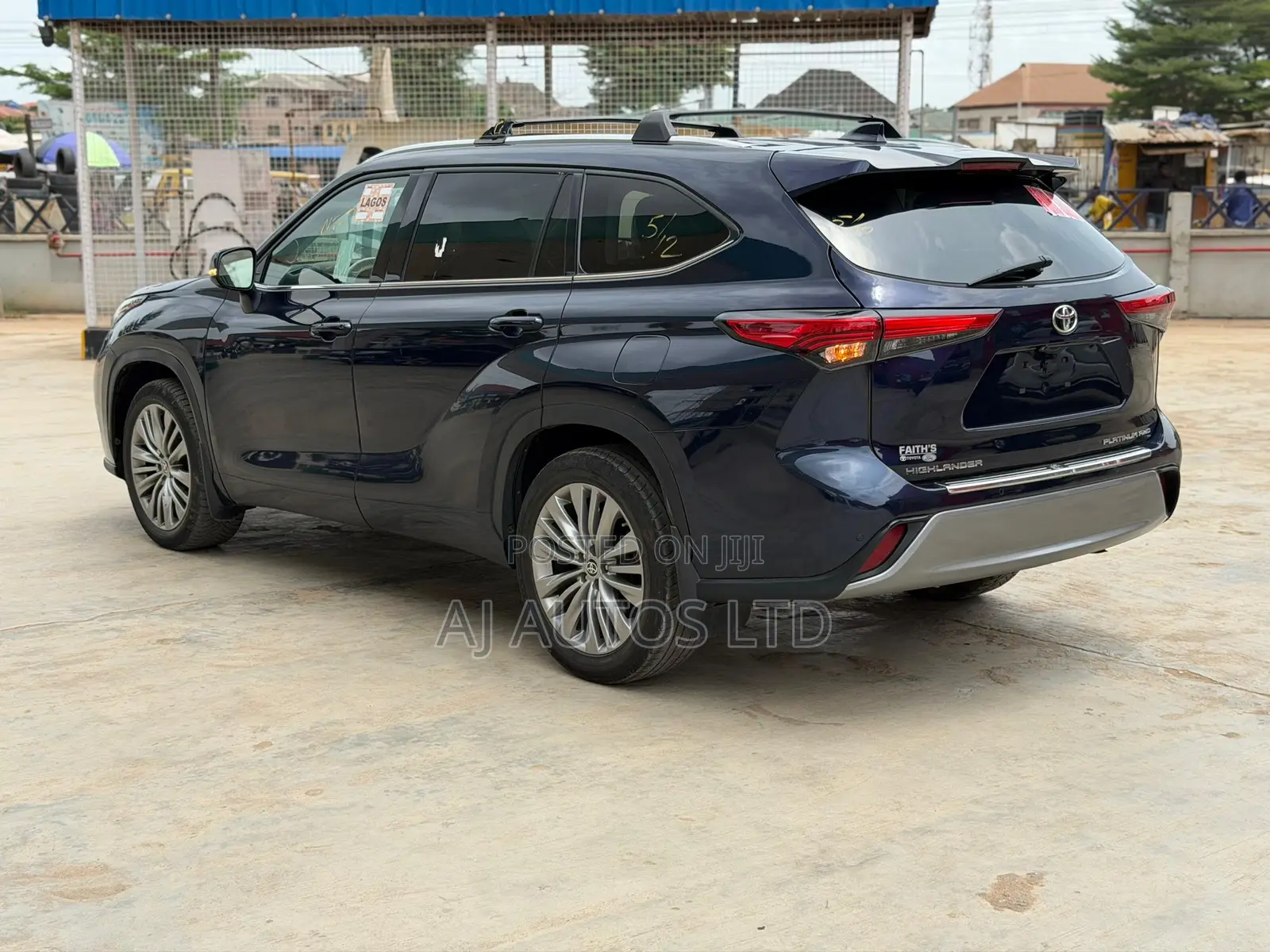 Toyota Highlander Platinum 2021 Blue