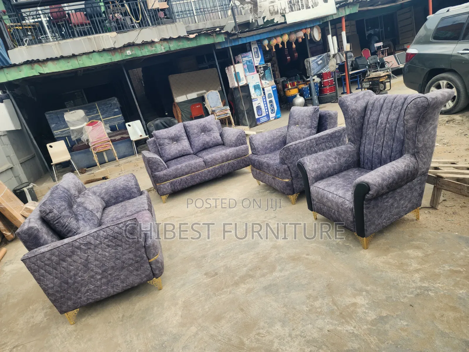 6 Seaters Executive Sofa Fabric Couch.