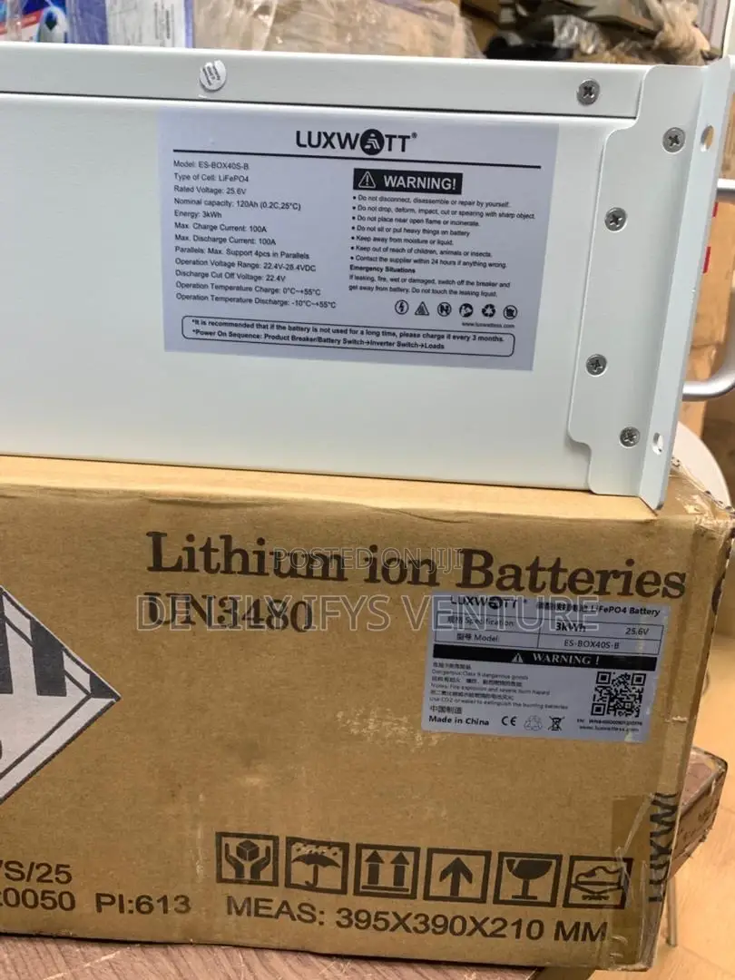 Luxwatt 3kwh /24v Lithium Battery