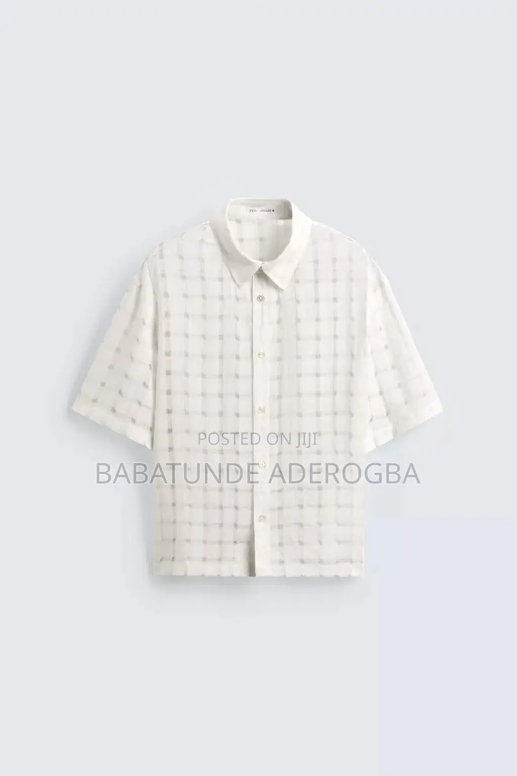Zara White Hole T-Shirt