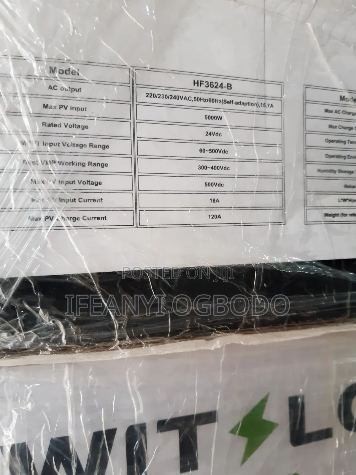 Wit Solar Inverter 3.6kva 24v Hybrid