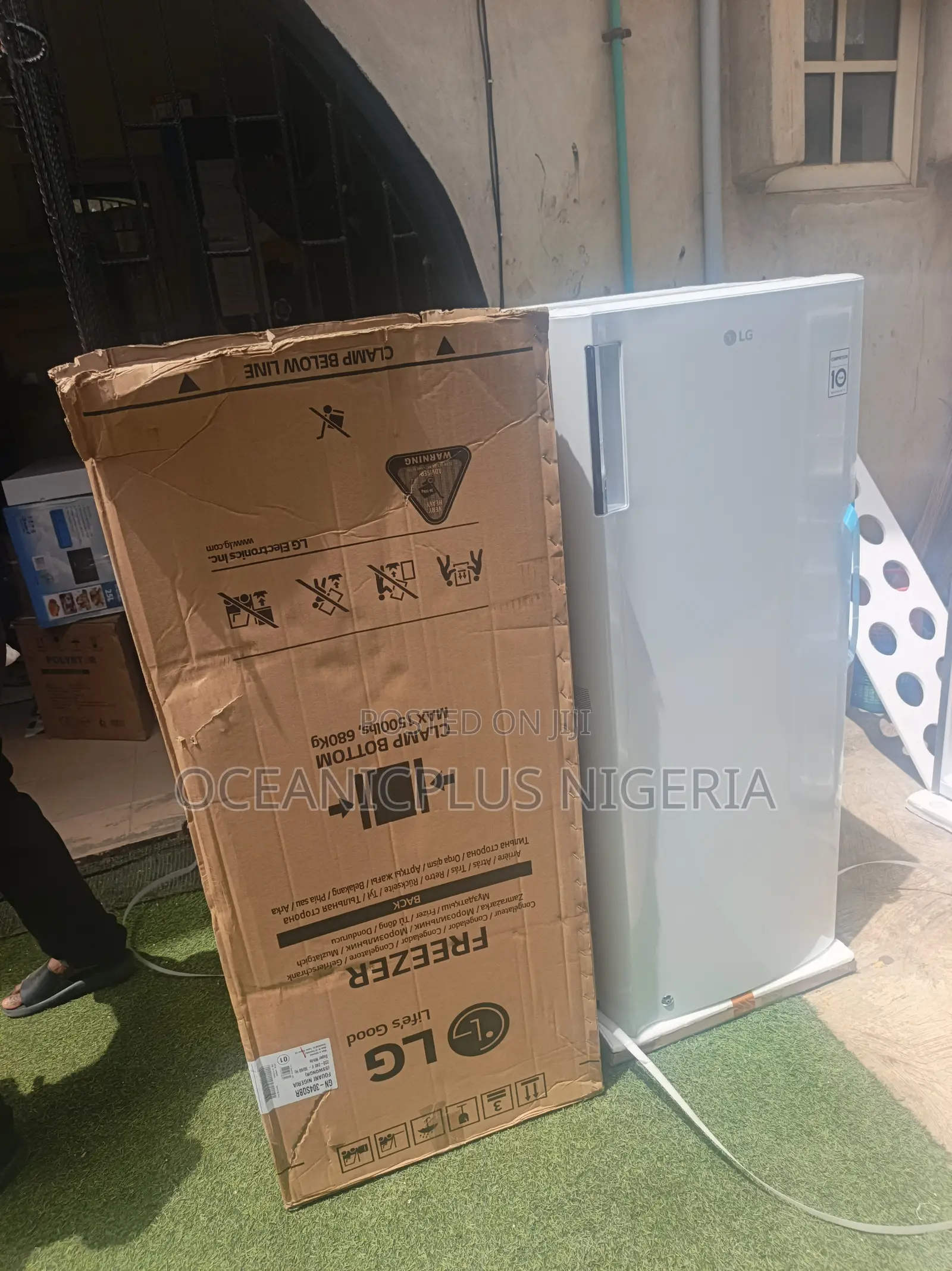 Lg Gn-304sqbr Freezer Single Door 168l