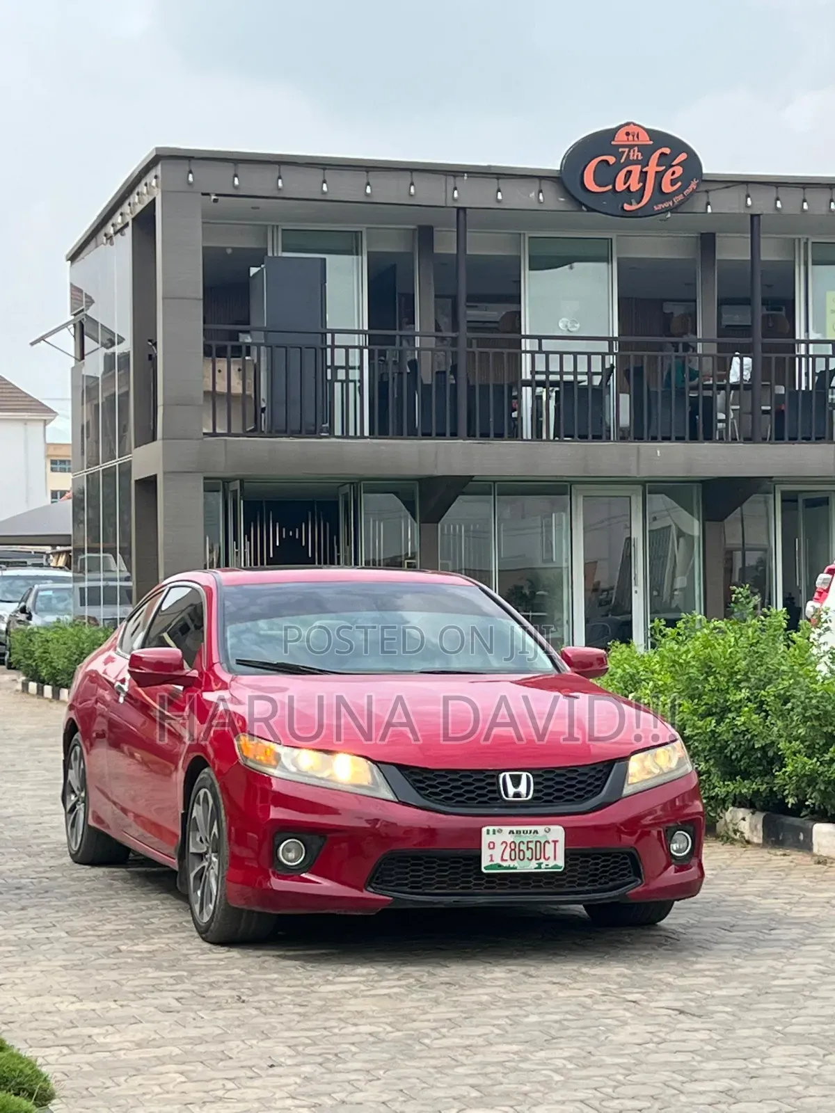 Honda Accord EX-L V-6 2dr Coupe (3.5L 6cyl 6M) 2014 Red