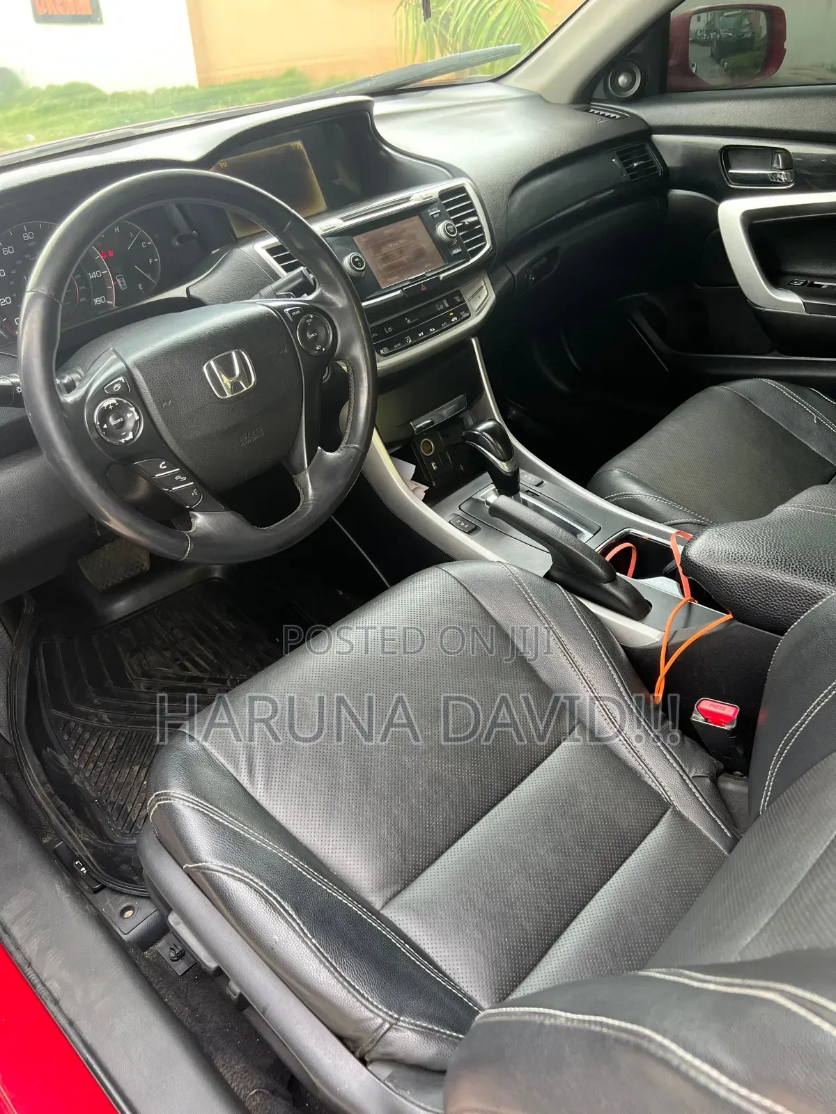Honda Accord EX-L V-6 2dr Coupe (3.5L 6cyl 6M) 2014 Red