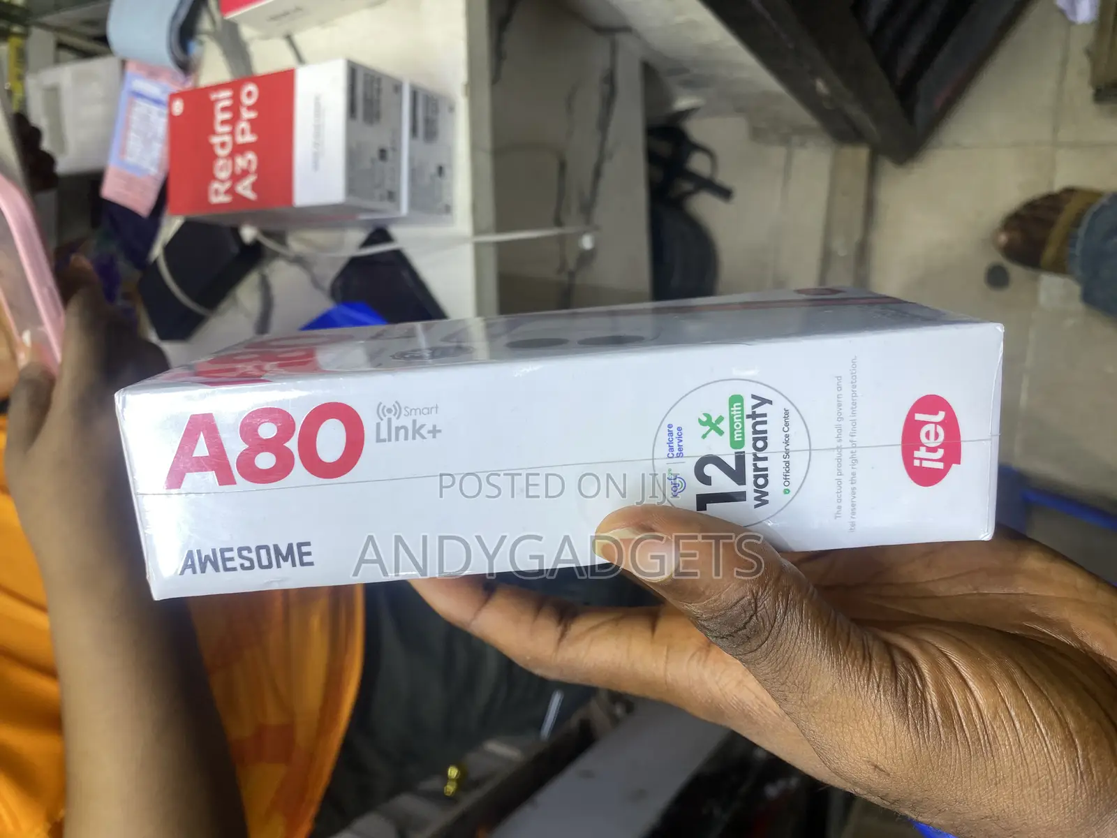 New Itel A80 128 GB White