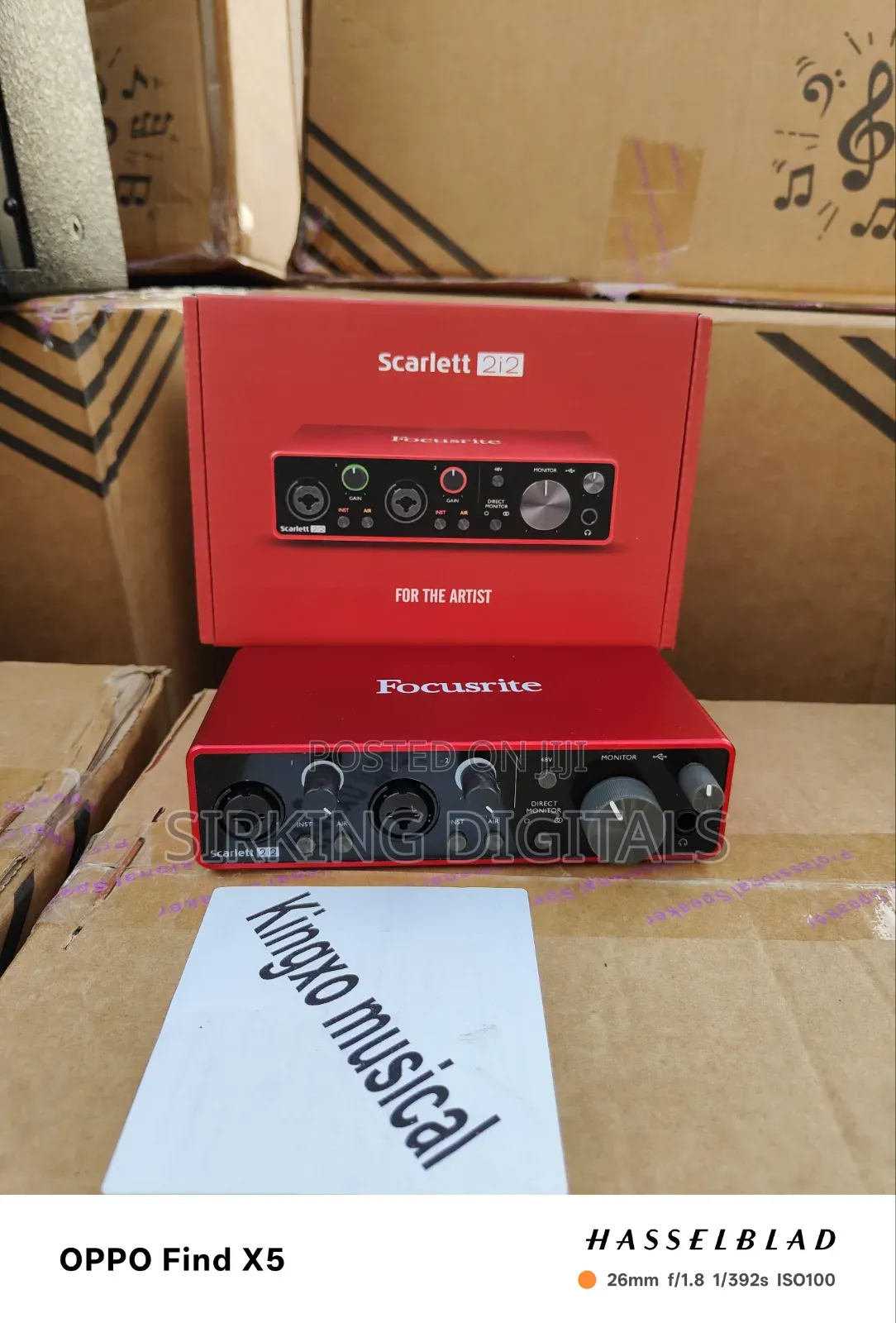 Scarlett 2i2 Focusrite Soundcard