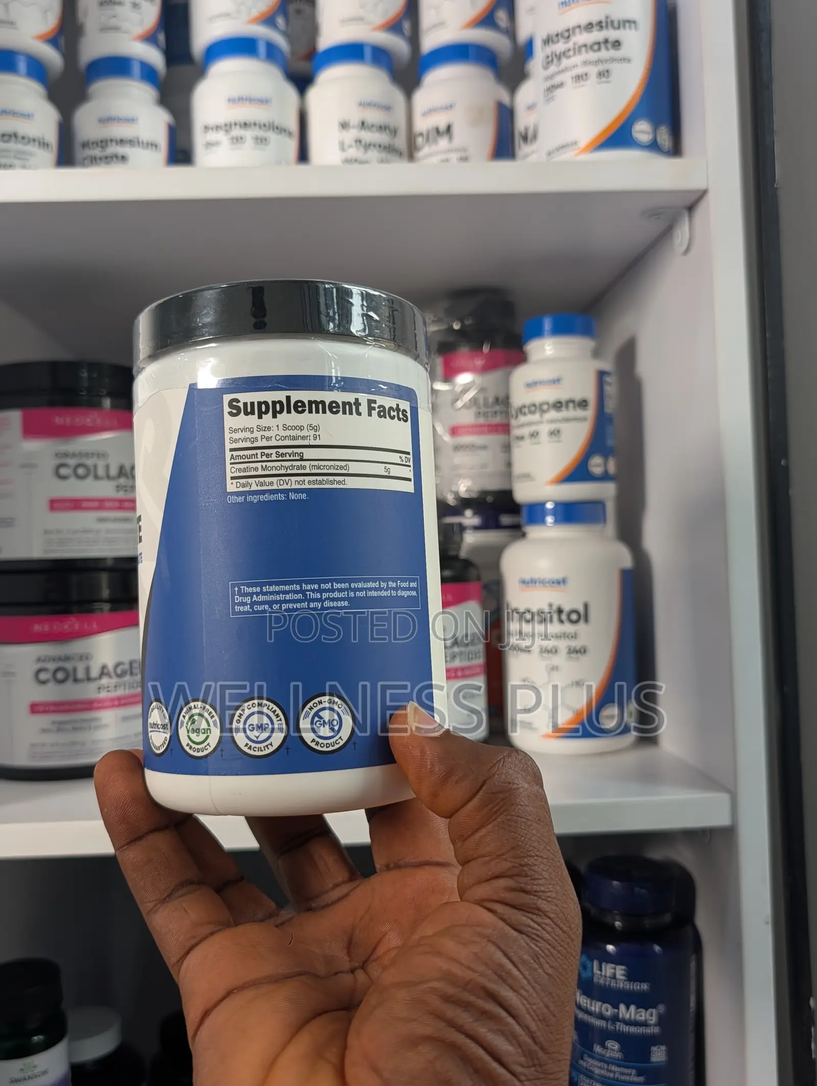 Creatine Monohydrate 5g 91 Servings Original U.S - Muscle Builder