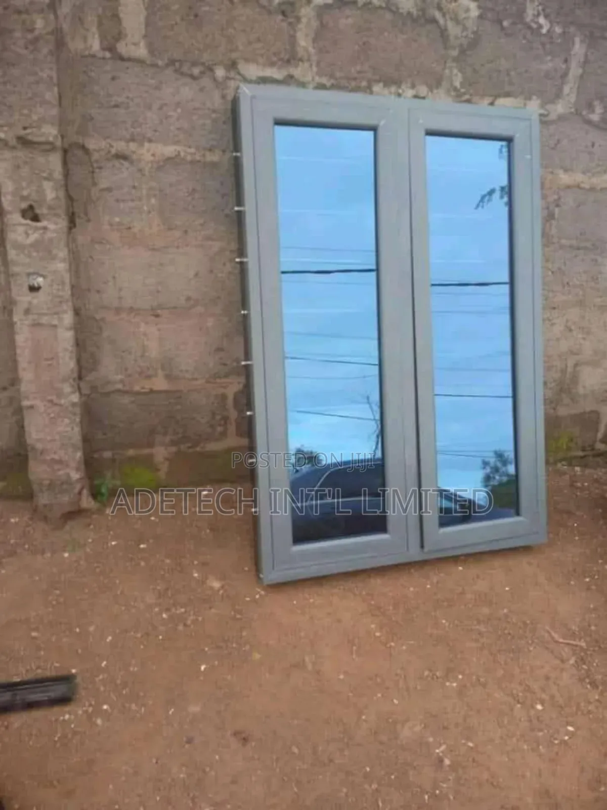 Rigid Aluminium Casement Window With Net and Burglary