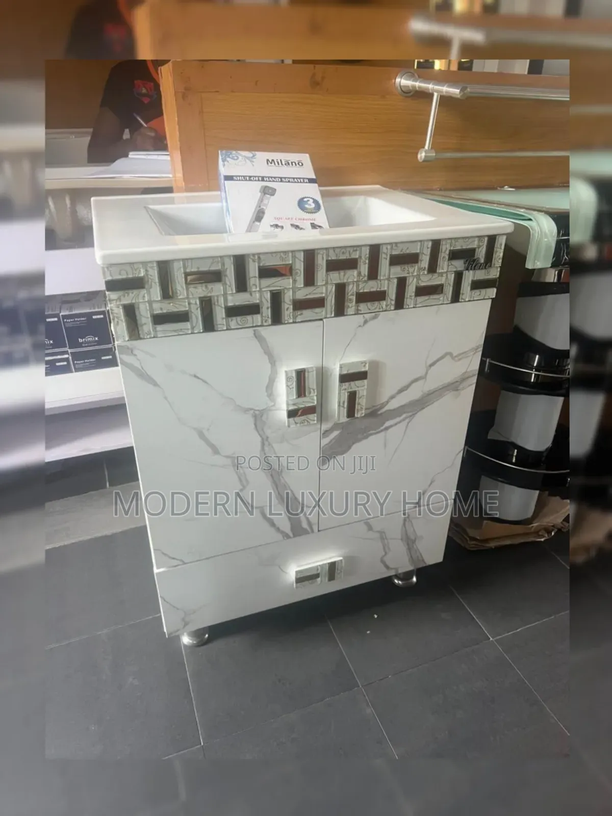 60 by 60 Standing Cabinet With Washing Hand Basin