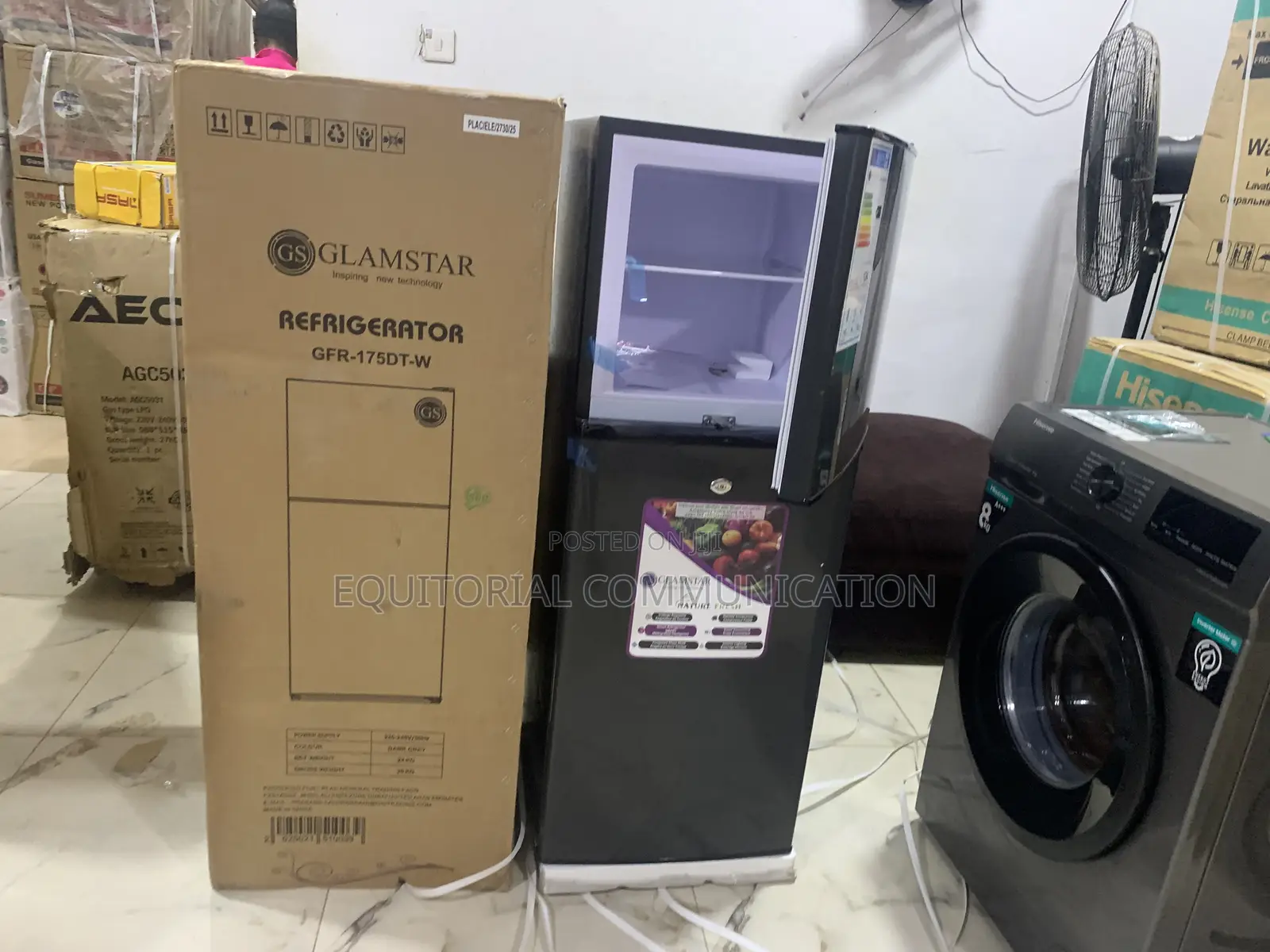 Glamstar GFR 175dt Double Door Refrigerator – 175 Litres