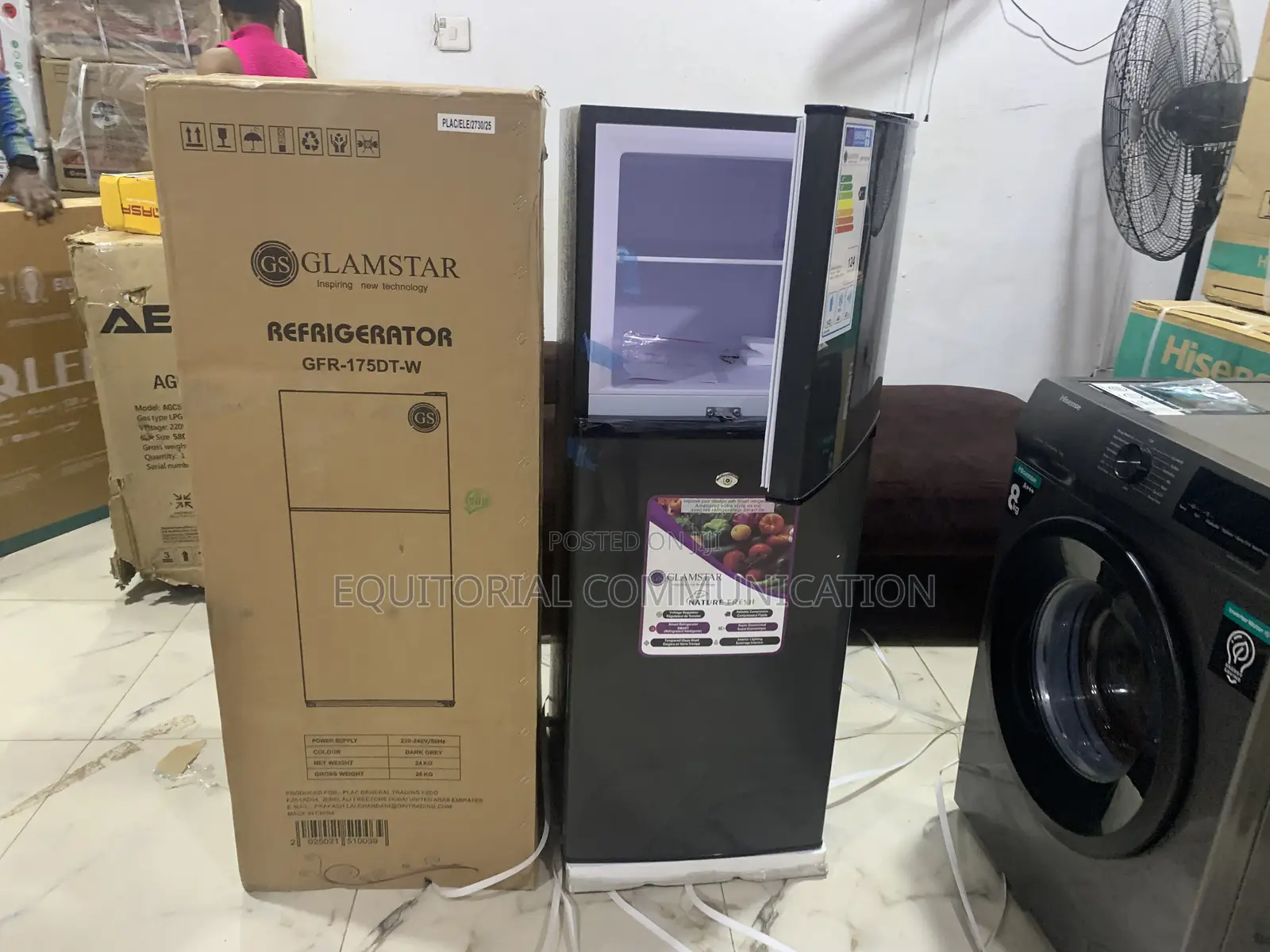 Glamstar GFR 175dt Frost Refrigerator With Freezer