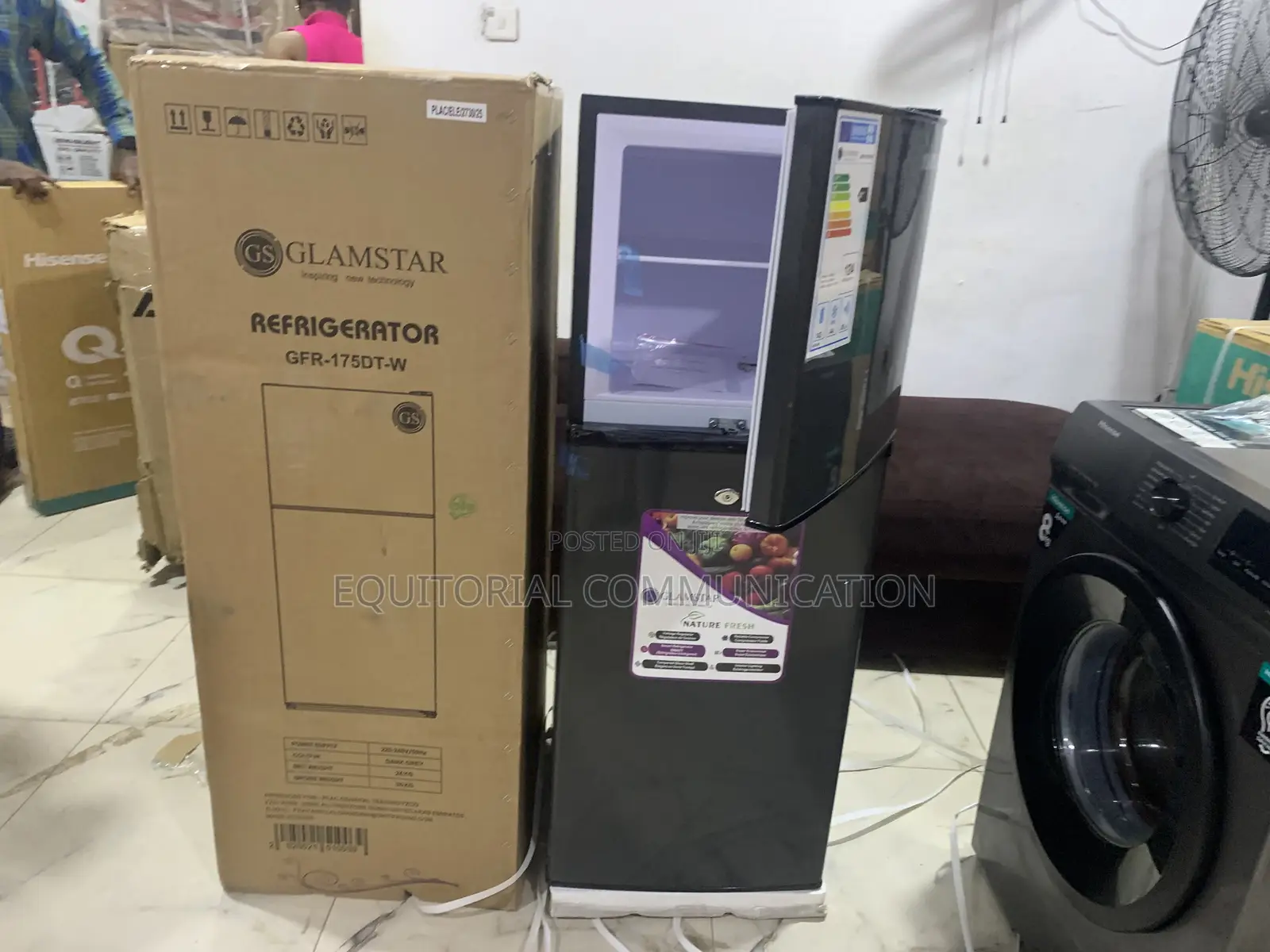 Glamstar GFR 175dt Frost Refrigerator With Freezer