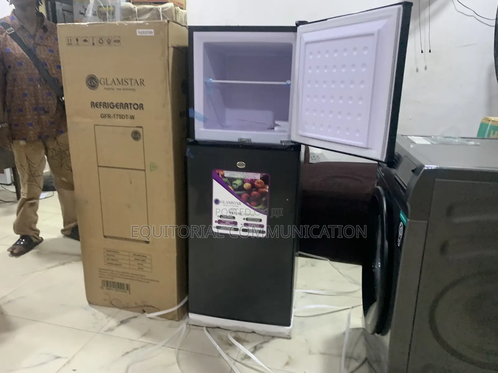 Glamstar GFR 175dt – Modern Double Door Refrigerator