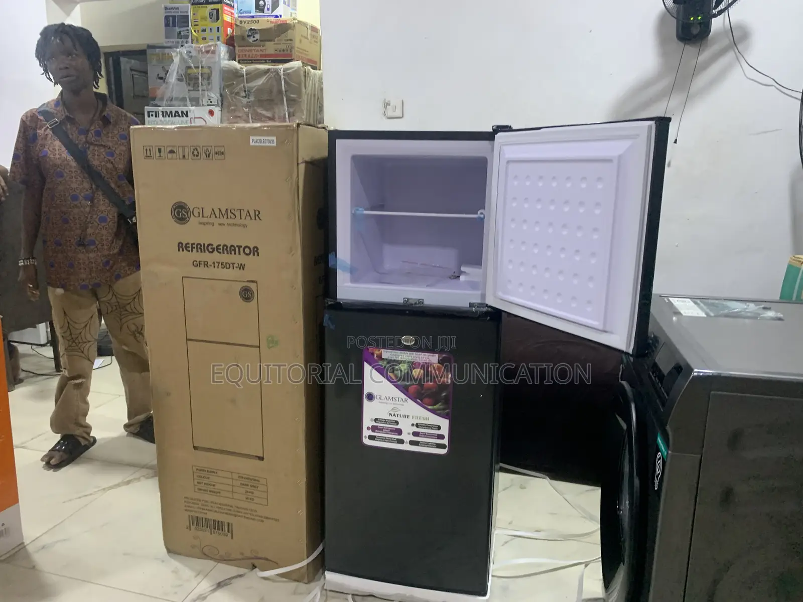 Glamstar GFR 175dt – Modern Double Door Refrigerator