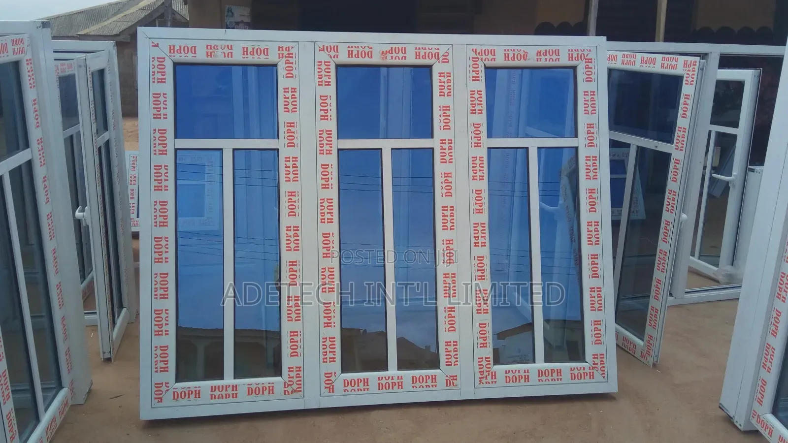 Robust Aluminium Casement Window With Net