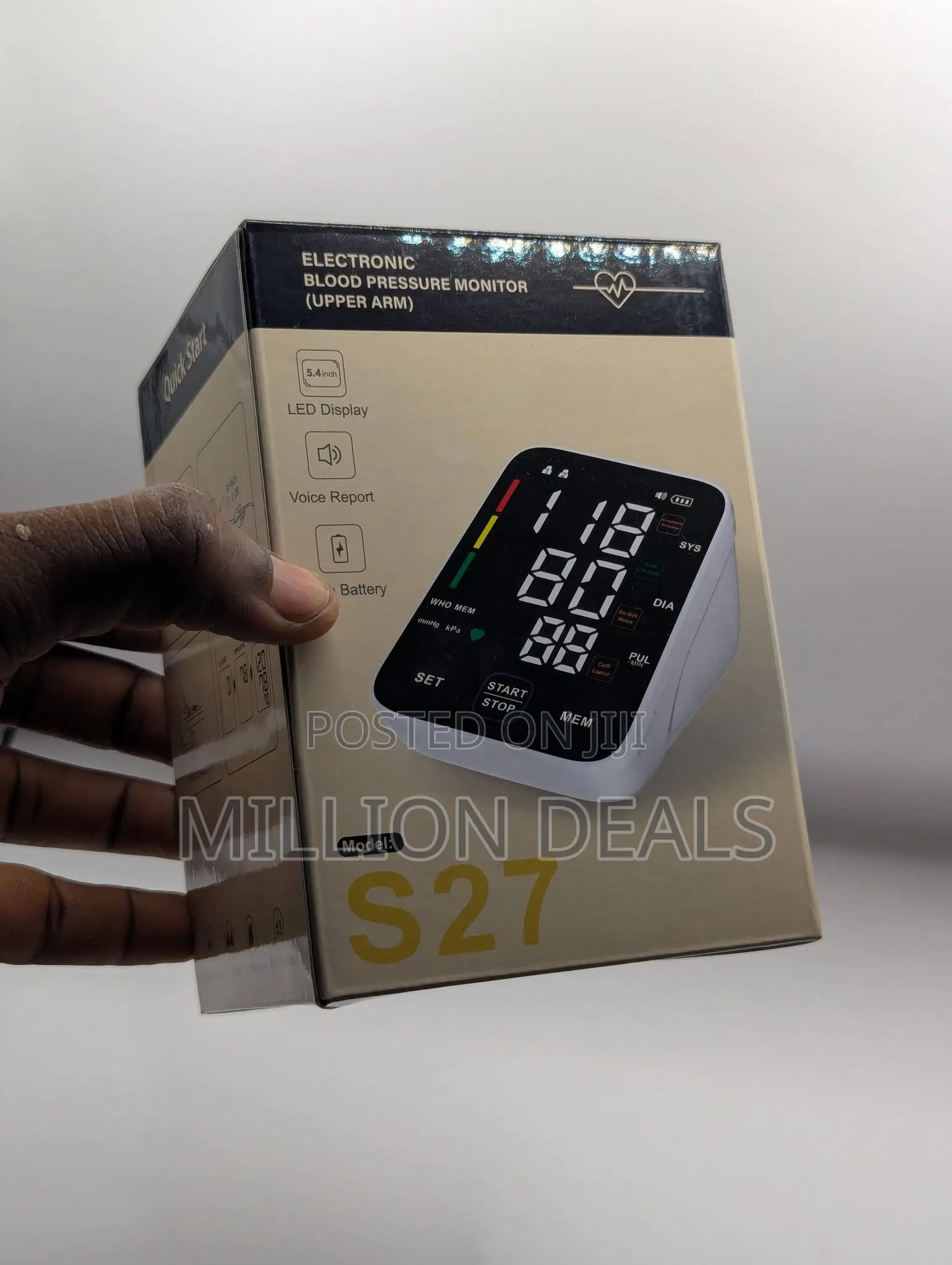Portable Unique Rechargeable Bp Monitor Machine