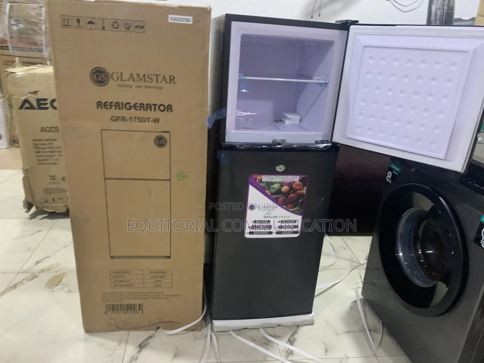 Glamstar 175dt Fridge – Efficient Double Door Cooling