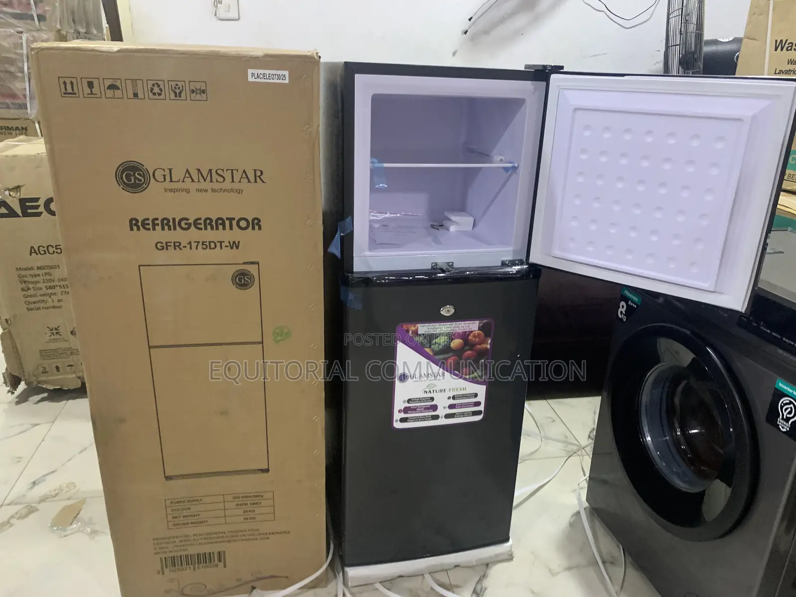 Glamstar 175dt Fridge – Efficient Double Door Cooling