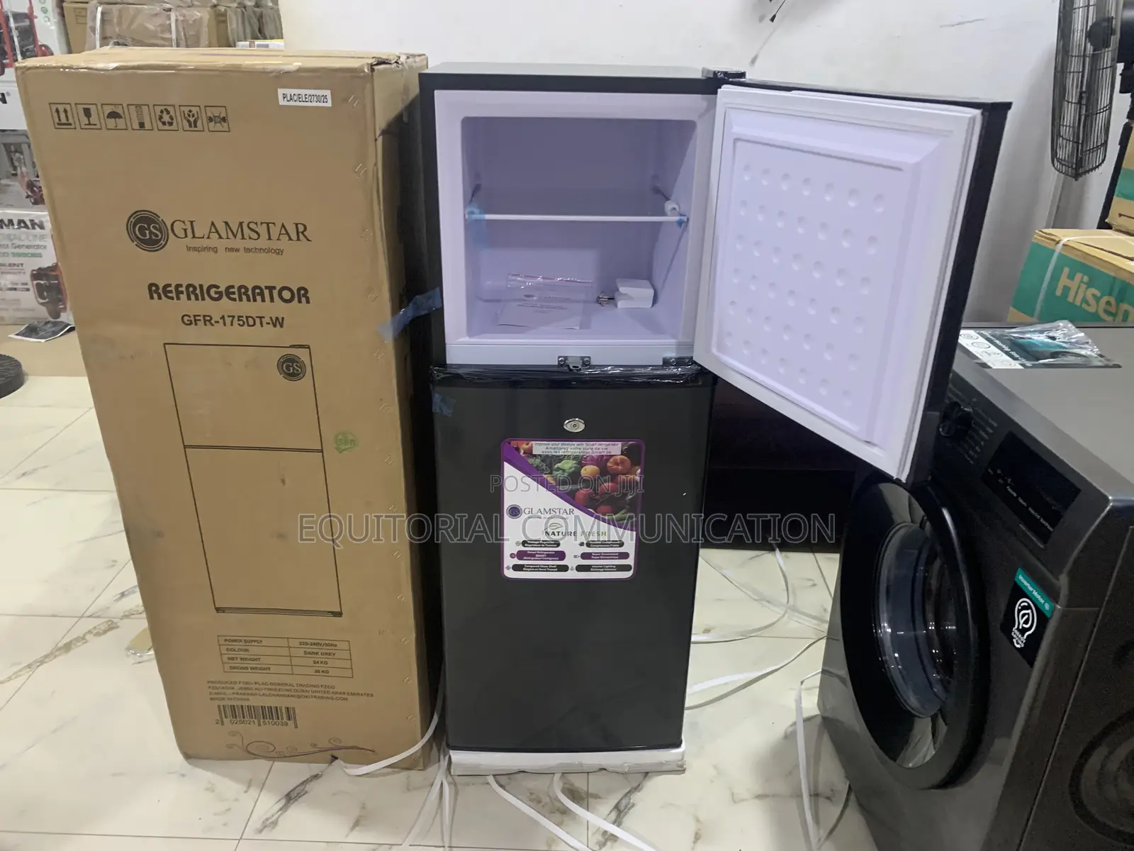 Glamstar 175dt Refrigerator – Sleek and Functional