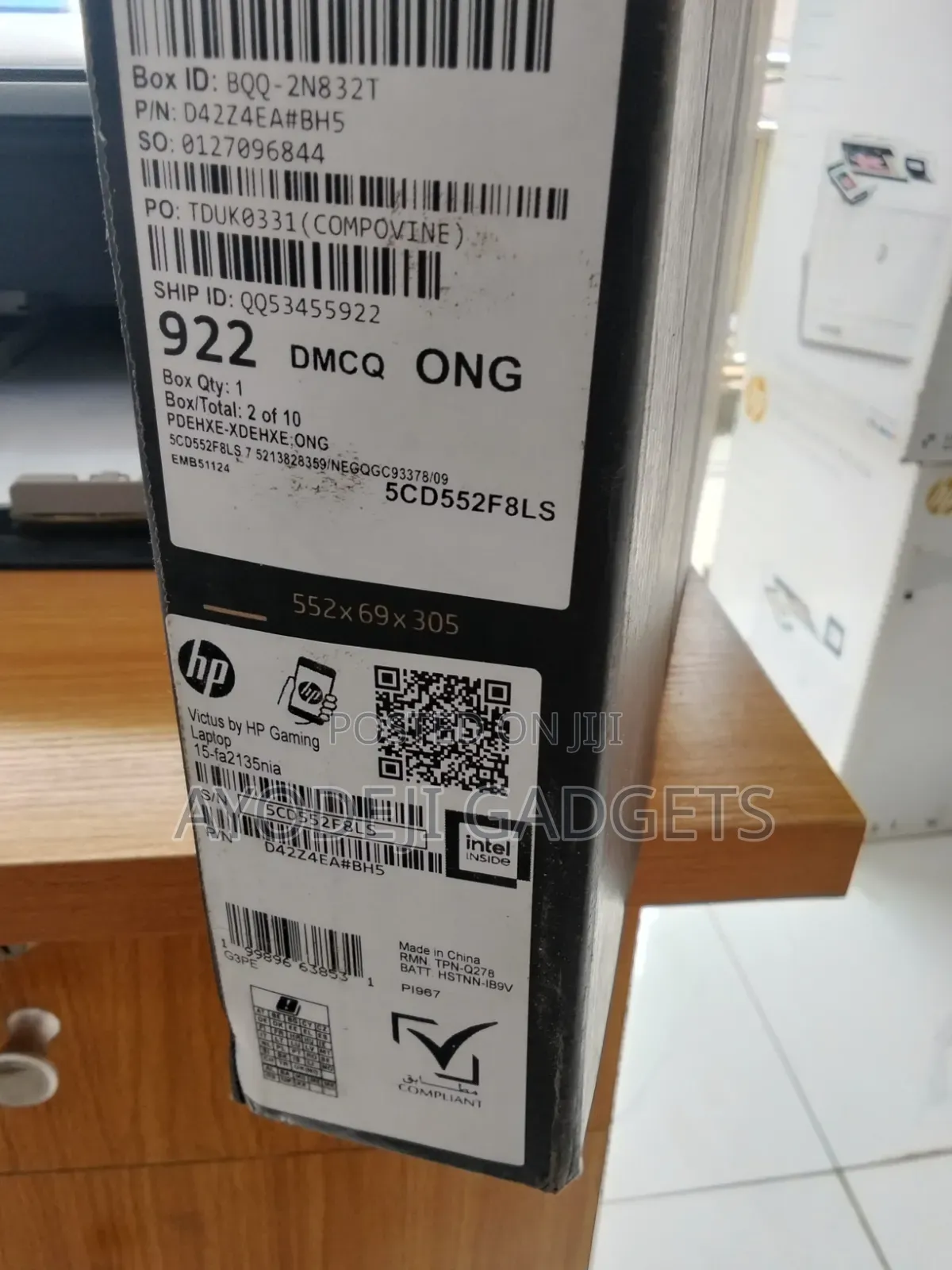 New Laptop HP Victus 15 24GB Intel Core i7 SSD 1T