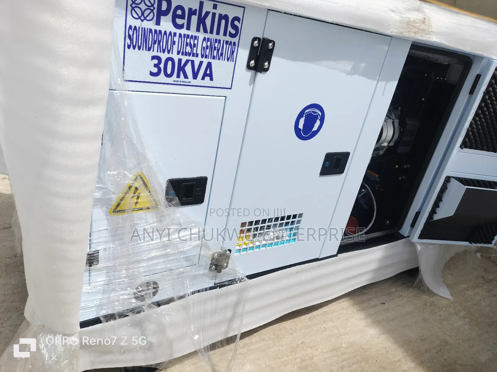 Brand New 30kva Perkins Soundproof Generator 100%Copper