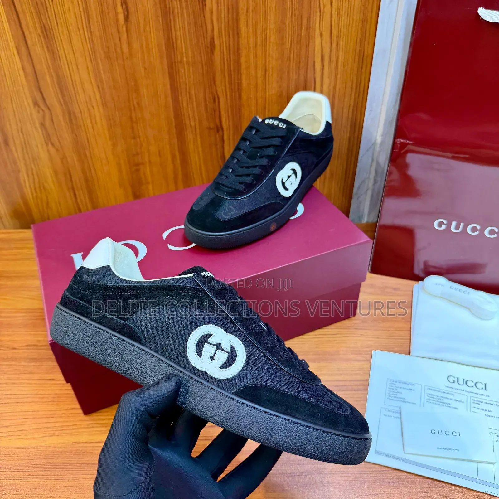 Luxury Update  
Gucci Men’S G75 Sneakers.