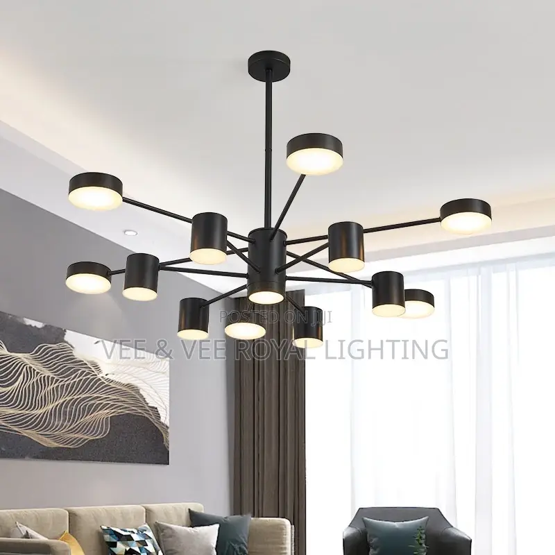 Nordic 12 Hands Led Chandelier- For Living Room, Grand Parlors, Hotels