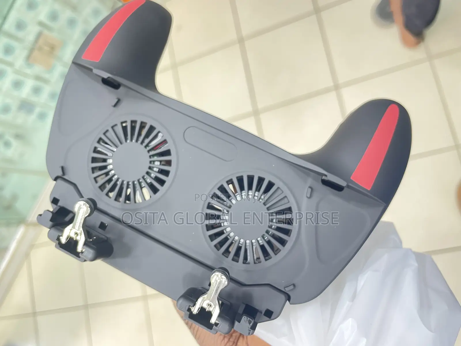H10 Rechargeable Phone Double Fan Cooler With Inbuilt Battery