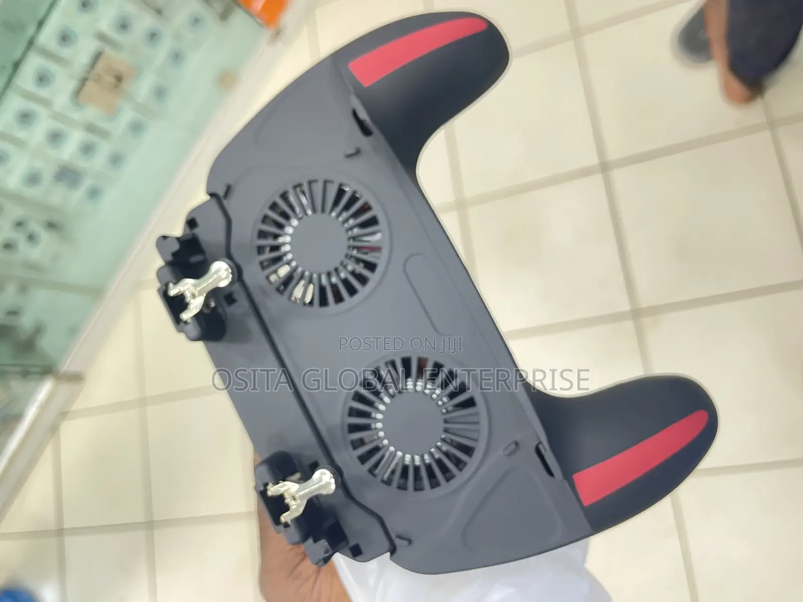 H10 Rechargeable Phone Double Fan Cooler With Inbuilt Battery