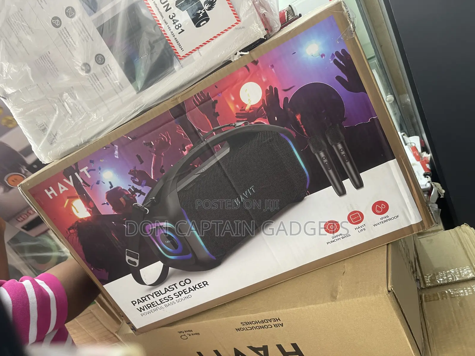 Havit Party Blast Go Wireless Speaker With Dual Microphone