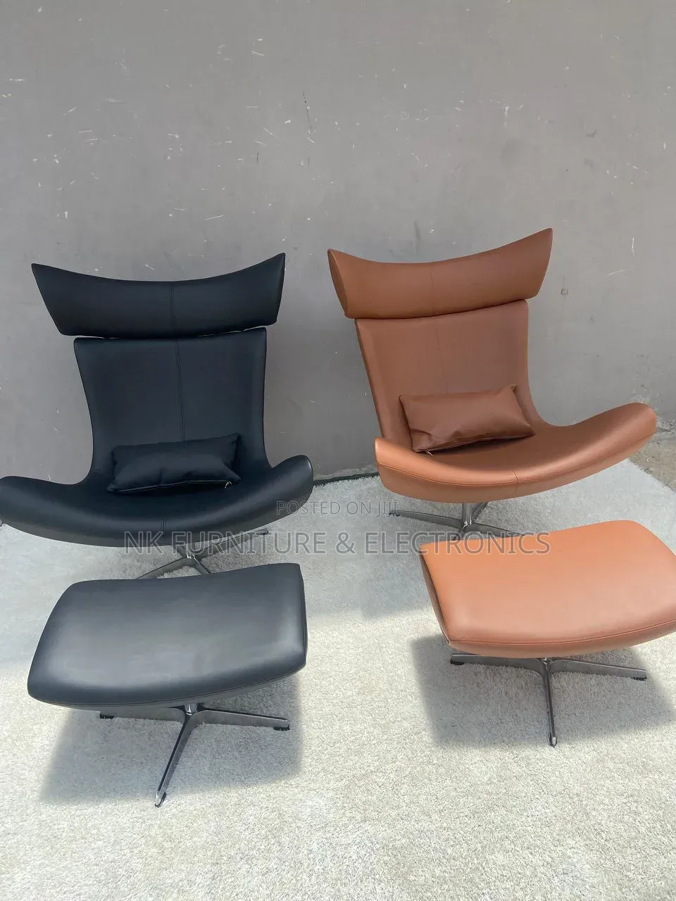 Single Swivel Sofa Chair With Legs Rest