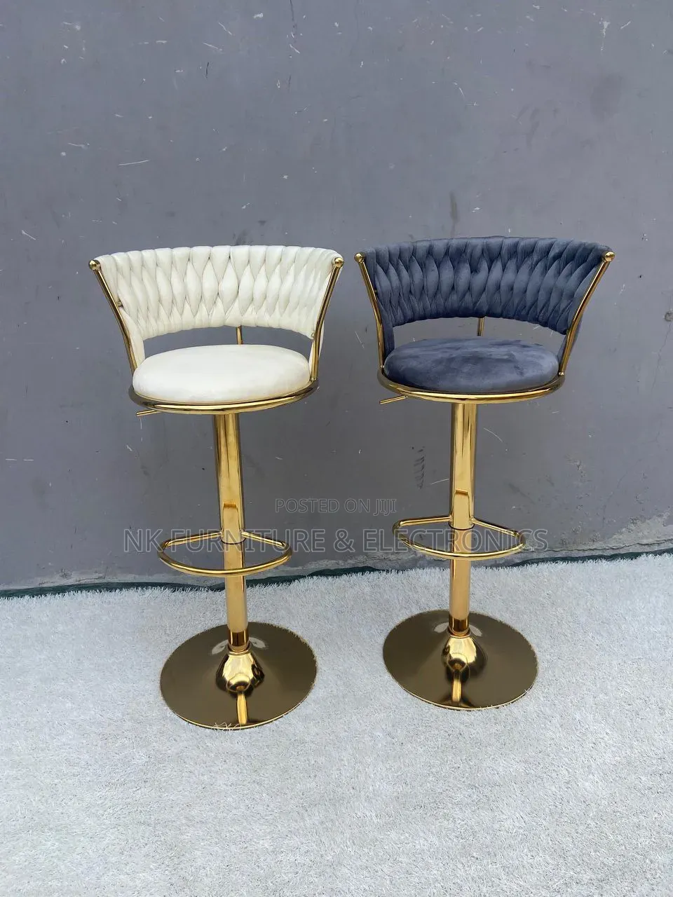 360 Rotate Bar Stools With Adjustable Legs