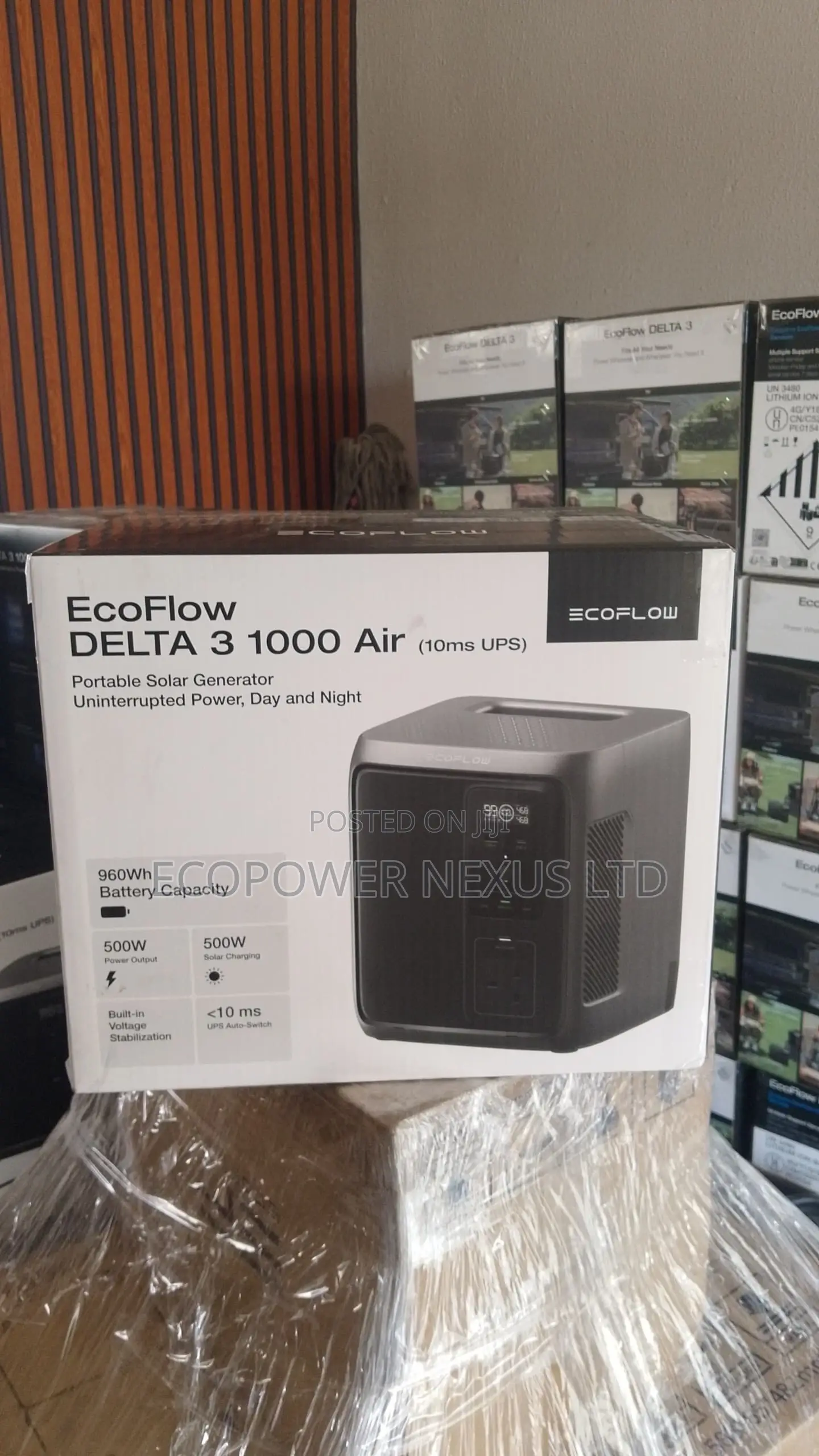 Ecoflow Delta 3 1000 Air 500w/960wh (2 Year Warranty)