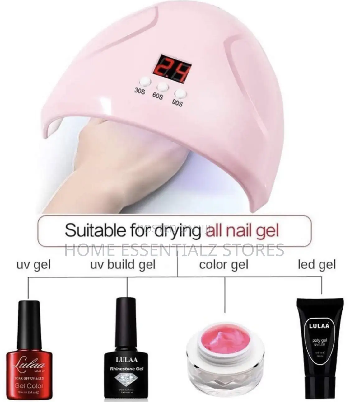 Nail Dryer - (2in1) 12 Led Intelligent Phototherapy Nail Dryer Machine