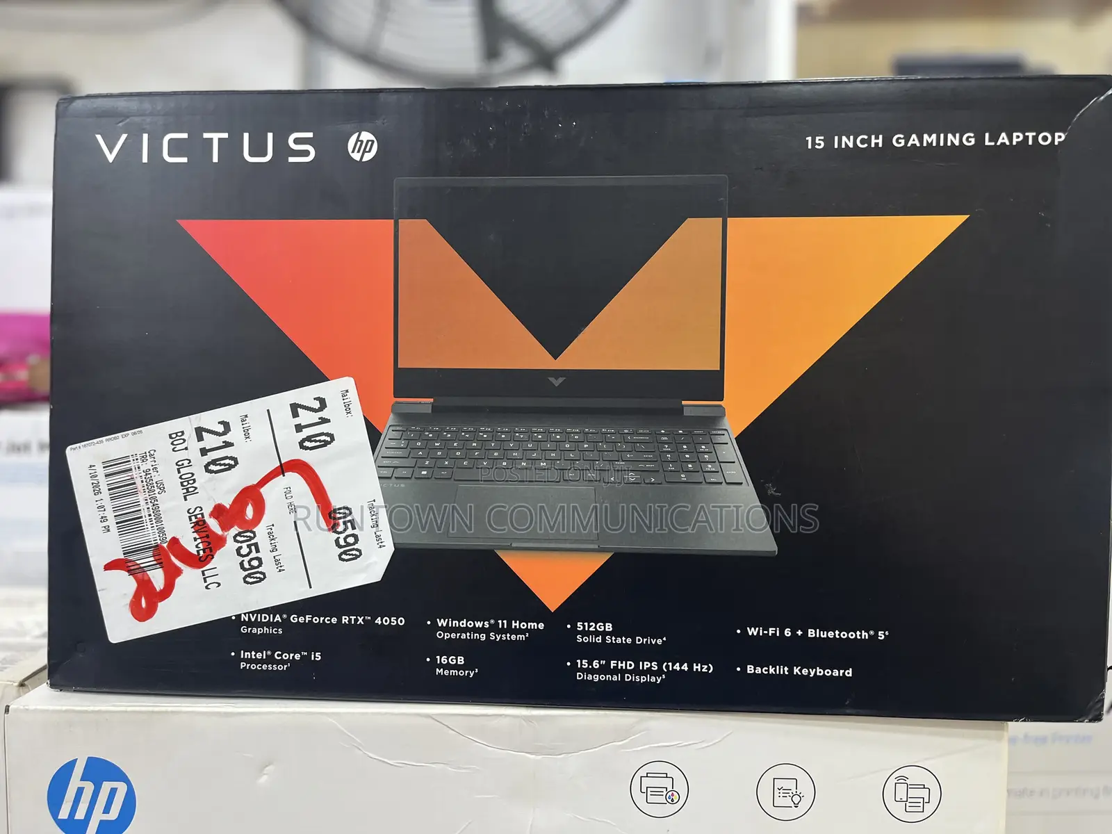 New Laptop HP Victus 15 16GB Intel Core i5 SSD 512GB