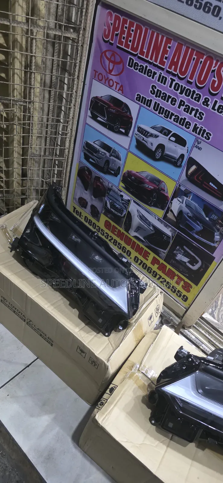 Complete Set of Head Lamp Lexus Gx550 2024/2026 Model