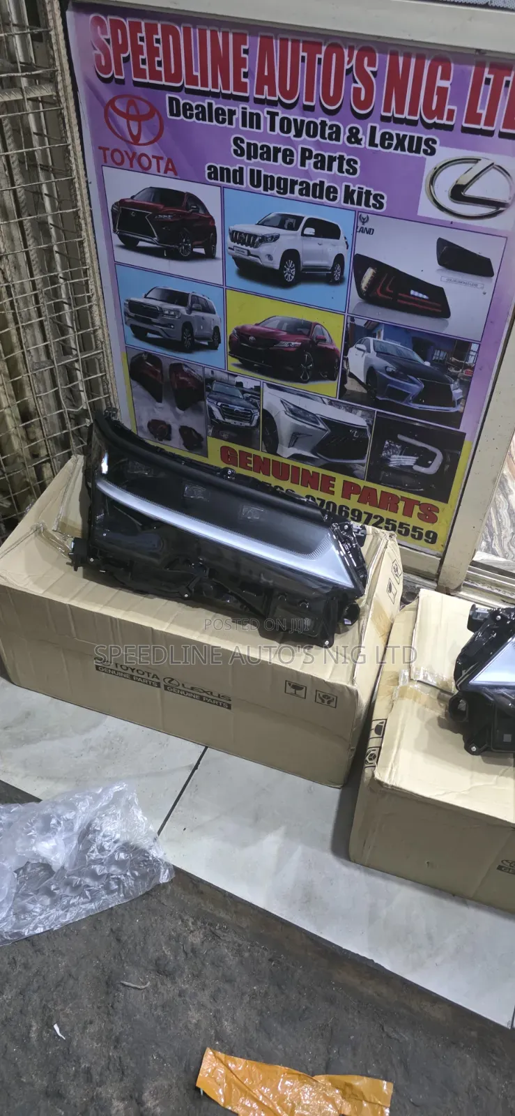Complete Set of Head Lamp Lexus Gx550 2024/2026 Model