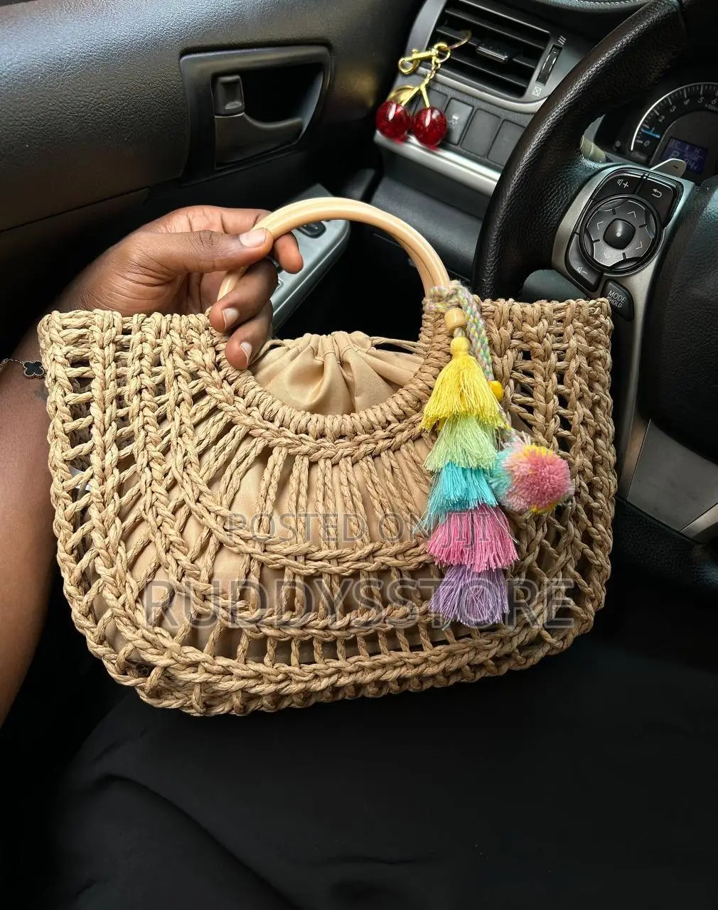 The Artisanal Crochet Half-Moon Tote
